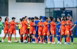 Indian Football-India thrashes Mongolia with 13-0 to open Ladies Asian Cup qualifications on a high Indian Football-India thrashes Mongolia with 13-0 to open Ladies Asian Cup qualifications on a high