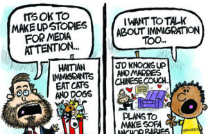 JD Vance está súper loco por esto que inventó de la nada A cartoon by Clay Jones.