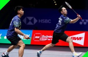 La extraordinaria lucha del sector de dobles de los hombres indonesios en la ronda semifinal de Indonesia Open 2025