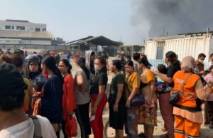 Los movimientos del gobierno provincial de DKI Yakarta brindan rápidamente asistencia logística para las víctimas de incendios de Kapok Muara