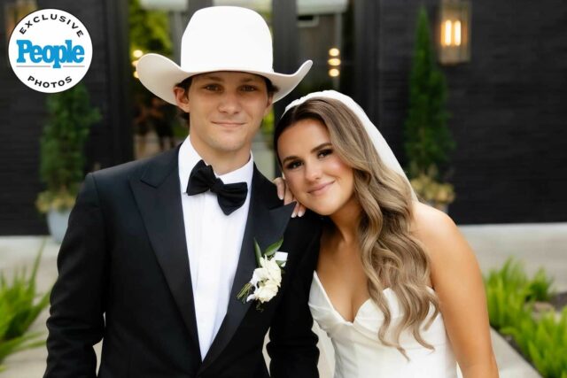Montana Jordan se casa con Jenna Weeks en la boda Montana Jordan se casa con Jenna Weeks en la boda de Texas (exclusiva)