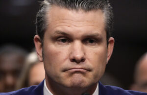 Ni siquiera a ‘Maga Girl’ puede criticar al equipo de Trump Pete Hegseth, President-elect Donald Trump's choice to be Defense secretary, appears before the Senate Armed Services Committee for his confirmation hearing, at the Capitol in Washington, Tuesday, Jan. 14, 2025. (AP Photo/Alex Brandon)