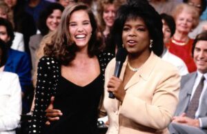 Leslie Bibb gracias Oprah por ganar la competencia de modelado de 1990 Leslie Bibb gracias Oprah por ganar la competencia de modelado de 1990