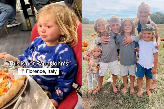 Este niño de 3 años llora por Papa John's en un restaurante Michelin Star (exclusivo)

