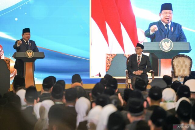 El presidente Prabowo está listo para reducir el presupuesto TNI-Polri para que aumente el salario de los jueces

