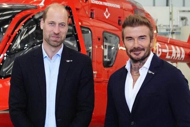 David Beckham honra al Príncipe William por su 43 cumpleaños

