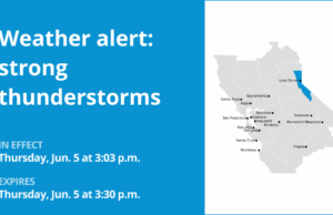 ACTUALIZACIÓN: El granizo del tamaño de mármol predicho con tormentas eléctricas para llegar al área metropolitana de Lake Tahoe el jueves Update: Marble-sized hail predicted with thunderstorms to hit the Greater Lake Tahoe Area Thursday