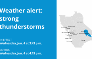 ACTUALIZACIÓN: Tormentas eléctricas con granizo del tamaño de un guisante en Yosemite el miércoles-ráfagas de hasta 40 mph Update: Thunderstorms with pea-sized hail in Yosemite Wednesday – gusts as high as 40 mph