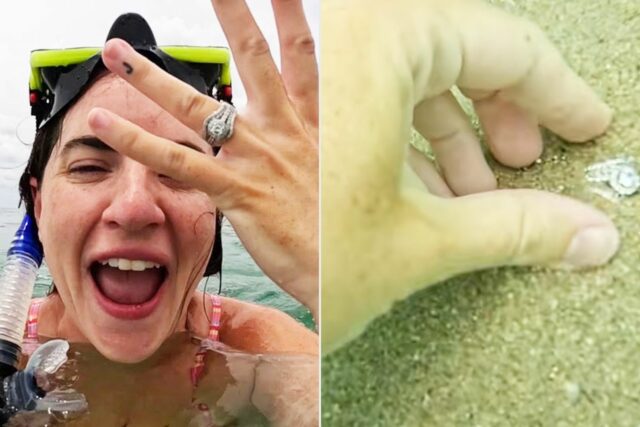 La mujer se vuelve viral para encontrar un anillo de bodas perdido (exclusivo)

