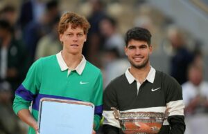 Alcaraz y Sinner, heredero de «los tres grandes» Alcaraz y Sinner, heredero de "los tres grandes"