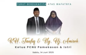 Duelo Nahdliyin: Presidente de PCNU Pamekasan Kh Taufik Hasyim y su esposa murieron en el camino de peaje de Pasuruan-ProBolinggo Duelo Nahdliyin: Presidente de PCNU Pamekasan Kh Taufik Hasyim y su esposa murieron en el camino de peaje de Pasuruan-ProBolinggo