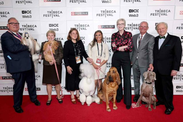 Jane Lynch, Best in Show Elenco de las queridas historias de mascotas en la reunión del 25 aniversario (exclusivo)

