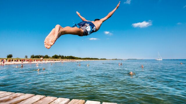 Playa, lago de baño y piscina al aire libre: los lugares de baño más hermosos en SH



