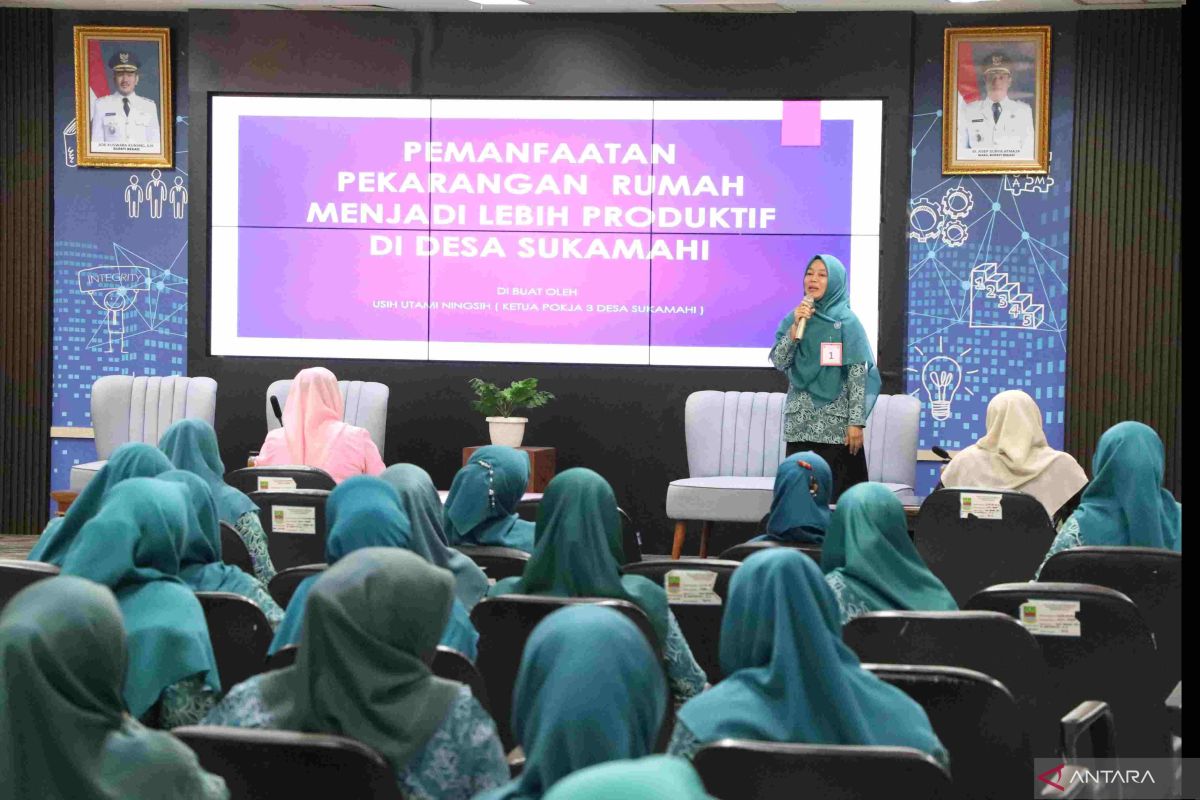 Bekasi Regency celebra una competencia titulada 'Aku Heart Pkk' Aproveche el patio

