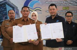 El gobierno de Bekasi Regency recibe activos de Perumda Tirta Bhagasasi El gobierno de Bekasi Regency recibe activos de Perumda Tirta Bhagasasi