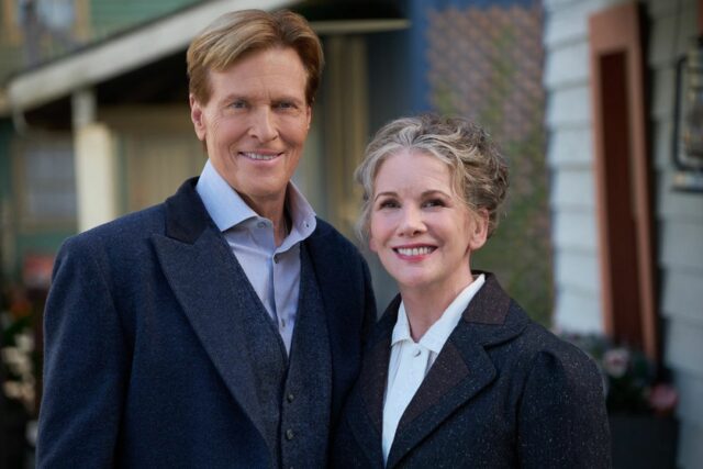Jack Wagner se burla de lo que nos espera después de 'cuando se llaman el corazón' besándose con Melissa Gilbert

