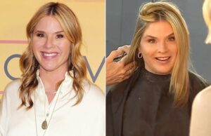Jenna Bush Hager corta su largo cabello rubio en un bob en televisión en vivo Jenna Bush Hager corta su largo cabello rubio en un bob en televisión en vivo