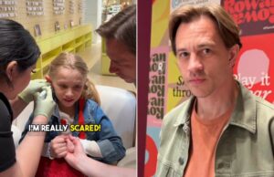 El papá influyente se perfora las orejas después de que la niña tiene demasiado miedo (exclusivo) El papá influyente se perfora las orejas después de que la niña tiene demasiado miedo (exclusivo)