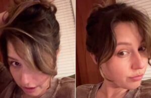 Katie Thurston muestra el peinado « tinker bell » por su cabello adelgazante en el medio del tratamiento del cáncer Katie Thurston muestra el peinado `` tinker bell '' por su cabello adelgazante en el medio del tratamiento del cáncer