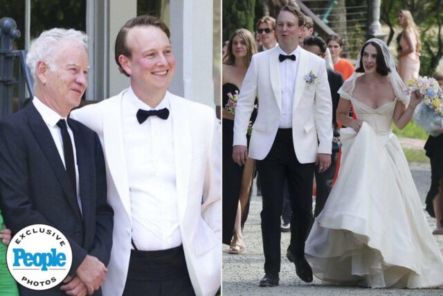 Tatum O'Neal, el hijo de John McEnroe, Kevin McEnroe, se casa (fotos exclusivas)

