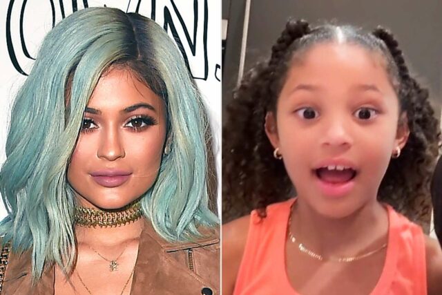 La hija de Kylie Jenner Stormi tiene una respuesta impertinente La hija de Kylie Jenner Stormi tiene una respuesta impertinente a la era de "Rey Kylie"
