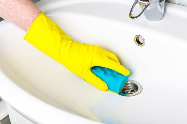 El compañero de cuarto se da cuenta de que son los únicos que limpian el baño compartido. Entonces se detienen

