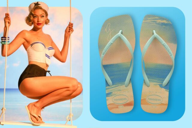 Las chanclas Havaianas de Gigi Hadid están disponibles desde $ 38

