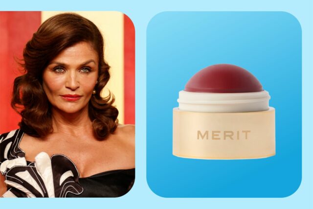 Esta sombra de ojos llevada por Helena Christensen cuesta $ 30 para méritos

