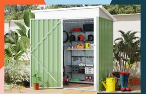 Este cobertizo de almacenamiento de fugas es de hasta el 71% de descuento en Wayfair Este cobertizo de almacenamiento de fugas es de hasta el 71% de descuento en Wayfair