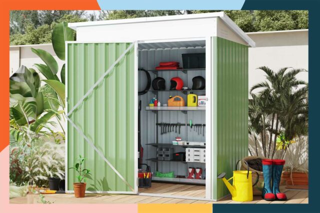 Este cobertizo de almacenamiento de fugas es de hasta el 71% de descuento en Wayfair

