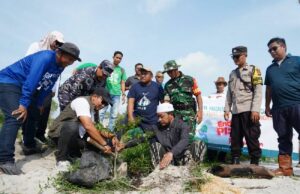 Pt Timah Bersama Pokdarwis Rambak Plantando Sombra Trez en el objeto de turismo de Batu Pt Timah Bersama Pokdarwis Rambak Plantando Sombra Trez en el objeto de turismo de Batu