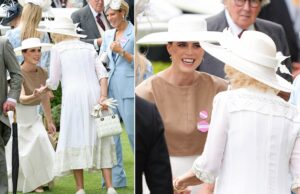 La princesa Eugenie da una respuesta débil a la reina Camilla a Royal Ascot La princesa Eugenie da una respuesta débil a la reina Camilla a Royal Ascot