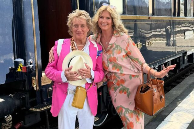 Rod Stewart y Penny Lancaster celebran su 18 aniversario de bodas: Fotos

