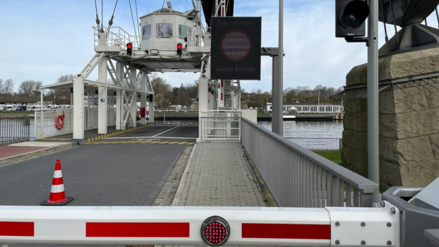 Los ferries de suspensión de Rendsburg son más largos: cerrados a fines de julio | NDR.DE - Noticias

