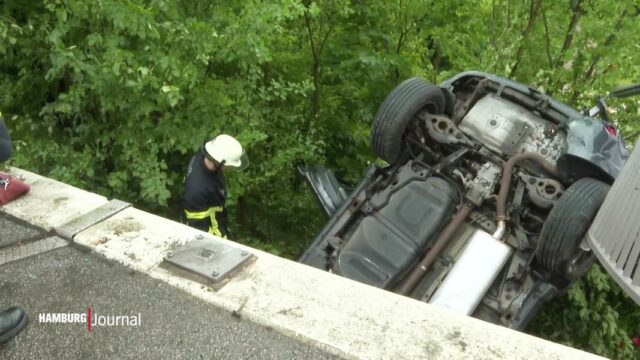 Investigaciones después de un accidente en el puente A7

