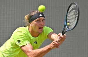 Zverev después de la victoria contra Shelton en la final de Stuttgart Zverev después de la victoria contra Shelton en la final de Stuttgart