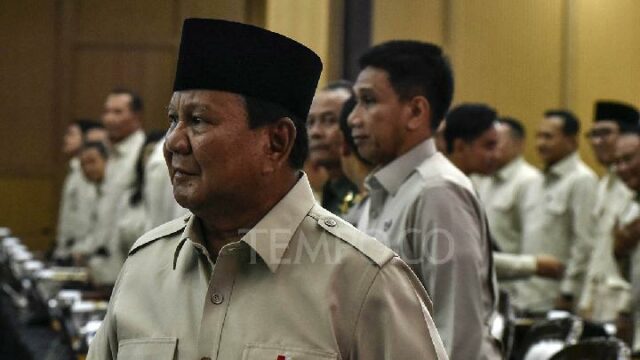 Prabowo evalúa el gabinete rojiblanco todos los días

 | 