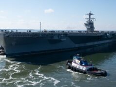 El nuevo portaaviones clase Ford de la Marina de los EE. UU. zarpa para las pruebas en el mar de los constructores
| Military & Defense,defense,aircraft-carrier,warfare-big-bet El nuevo portaaviones clase Ford de la Marina de los EE. UU. zarpa para las pruebas en el mar de los constructores
| Military & Defense,defense,aircraft-carrier,warfare-big-bet