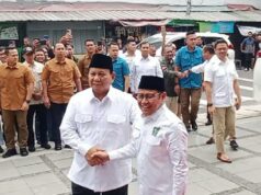 Cak Imin: Prabowo tiene al menos dos mandatos
| Cak Imin: Prabowo tiene al menos dos mandatos
|