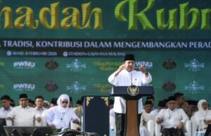 Prabowo en la Conferencia Nacional de NU: En el palacio, Kiai me obedece
| Prabowo: Me dieron el mandato de proteger a todos
|