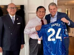 Prabowo se reúne con el propietario del Chelsea, Todd Boehly, en Washington
| Prabowo se reúne con el propietario del Chelsea, Todd Boehly, en Washington
|