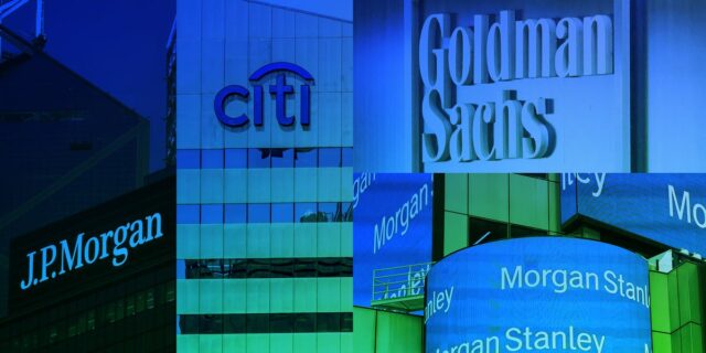 Cómo los principales bancos de Wall Street, desde JPMorgan hasta Citi, están utilizando la IA

 | Finance,AI,limited-synd,jpmorgan,goldman-sachs,morgan-stanley,citi,bank-of-america,investment-banking,ai,fintech,bi-illustration,rebecca-zisser,beacon-industries-big-bet,changing-workplace-big-bet