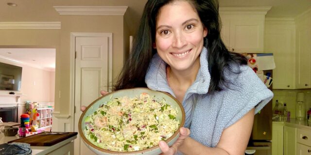 Hice la receta fácil de orzo de camarones para la cena entre semana de Ina Garten

 | Food,freelancer,freelancer-le,amanda-shammas,ina-garten,recipe,shrimp,orzo,dinner