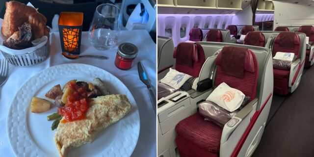Pruebe vuelos en clase ejecutiva de Qatar Airways durante 26 horas; Generalmente bueno

 | Travel,freelancer-le,review,qatar-airways,flying,flight,business-class,business-class-flight,honeymoon