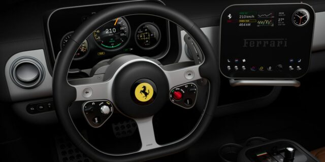 El primer vehículo eléctrico de Ferrari se basa en mandos y botones físicos

 | Transportation,Tech,ferrari,jony-ive,evs,electric-cars,electric-vehicles,design