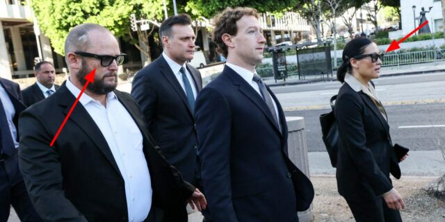 El séquito del tribunal de Zuckerberg apareció en Meta Ray-Bans

 | Tech,Law,meta,meta-ray-ban,smart-glasses,mark-zuckerberg,beacon-industries-big-bet,artificial-intelligence,technology,instagram,social-media,lawsuit