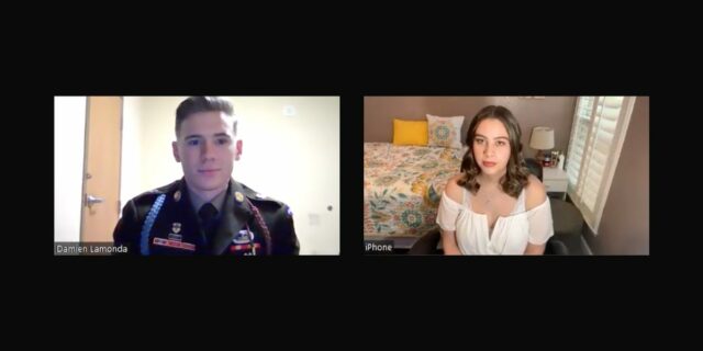 Tuve una boda virtual con mi novio del ejército.

 | Health,as-told-to,wedding,us-army,elope,marriage,long-distance-relationships,sex-and-relationships