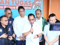 El Ministro del Interior, Tito, anima a los gobiernos locales afectados por la catástrofe de Sumatra a modificar la APBD de acuerdo con el decreto del Ministro de Finanzas
| El Ministro del Interior, Tito, anima a los gobiernos locales afectados por la catástrofe de Sumatra a modificar la APBD de acuerdo con el decreto del Ministro de Finanzas
|