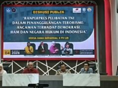 Académicos y partidarios recuerdan los riesgos para los derechos humanos en el decreto presidencial sobre la participación del TNI
| Académicos y partidarios recuerdan los riesgos para los derechos humanos en el decreto presidencial sobre la participación del TNI
|