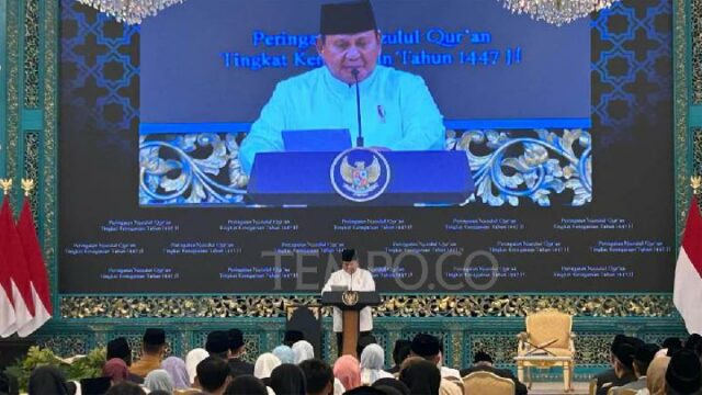 Prabowo conmemora el Corán Nuzulul con el ministro

 | 
